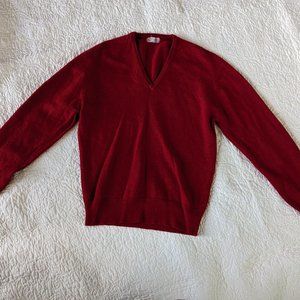 vintage red sweater